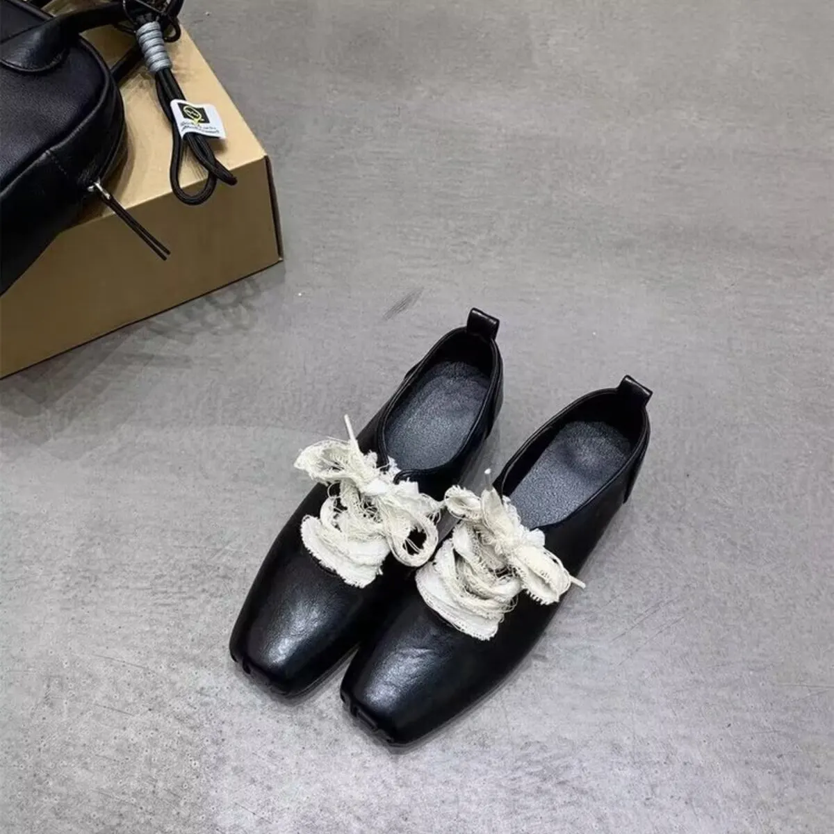 Square Toe Block Heels Pumps